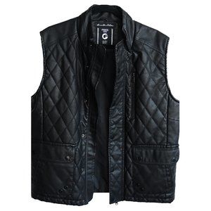 Faux Leather Vest